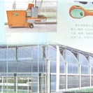 上盆机、卷膜器、双锯齿型温室